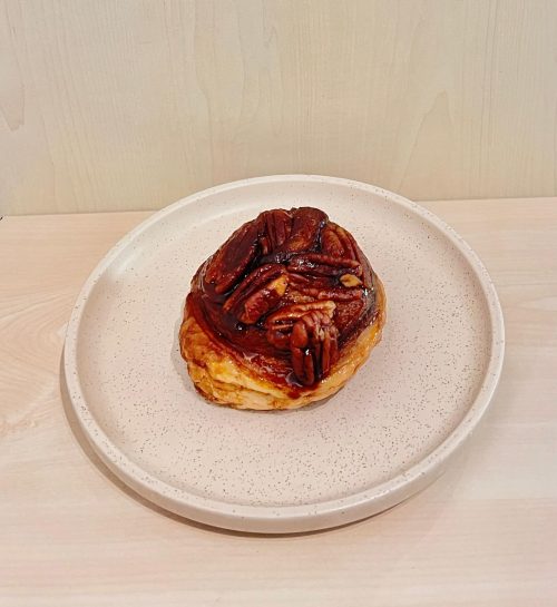Sticky Cinnamon Bun with Pecans