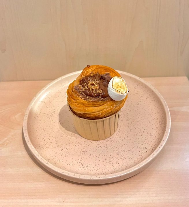 Chocolate Hazelnut Cruffin